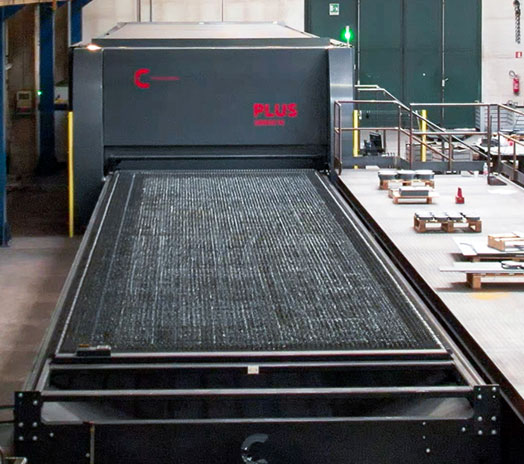 taglio al laser campo lavoro 3000 x 12000